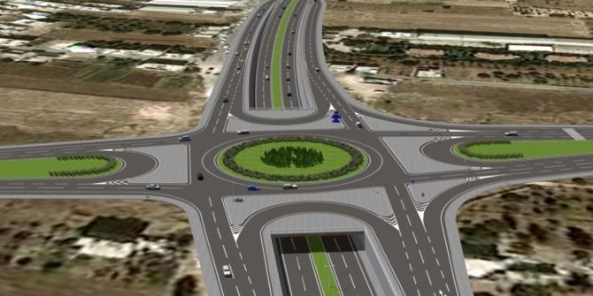 Beykent Kavşağına İlk Kazma Vuruldu