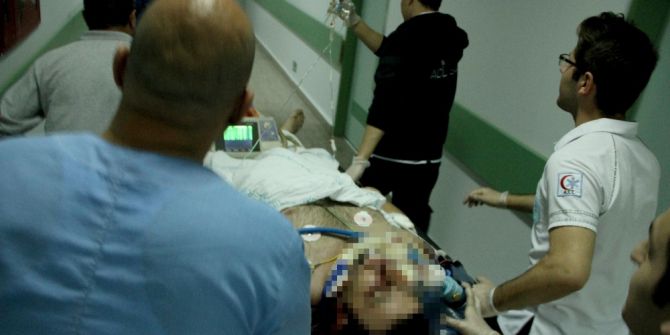 Çatıdan Düşen İşçi Ağır Yaralandı