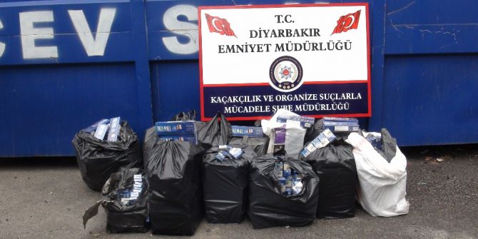 Diyarbakır’da 643 Bin Lira Değerinde Kaçak Sigara Ele Geçirildi