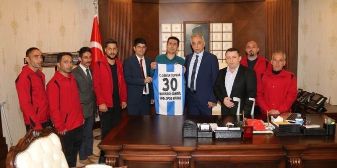 Sümbül Engeliler Spor Kulübünden Vali Toprak’a Ziyaret