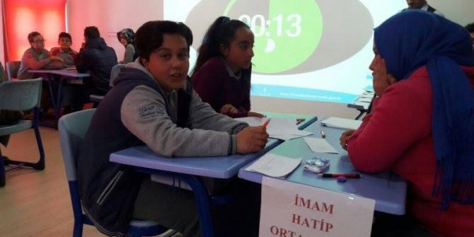 Çavdarhisar’da Ortaokullar Arası Bilgi Yarışması