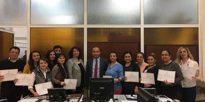 Santralist Eğitim Programı Kursunu Tamamlayan Santral Personeline Eğitim Sertifikaları Verildi