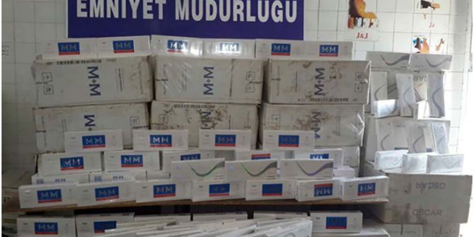 18 Bin 500 Paket Kaçak Sigara Ele Geçirildi
