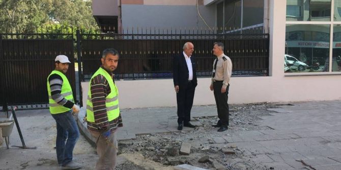 İskenderun’da Caddeler Ve Kaldırımlar Yenileniyor