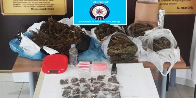 Mersin’de 5 Kilo 800 Gram Esrar Ele Geçirildi