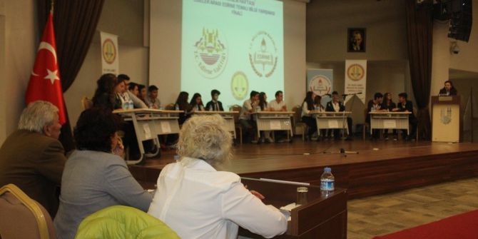 ‘Edirne’ Temalı Liselerarası Bilgi Yarışması Yapıldı