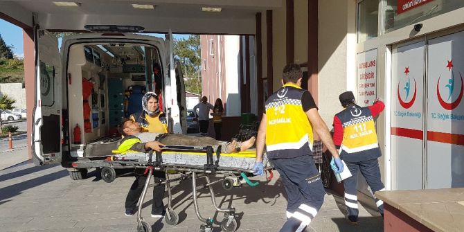 Köprülü Kavşak İnşaatında İş Kazası: 1 Yaralı