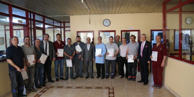 Mesleki Yeterlilik Belgeleri Verildi