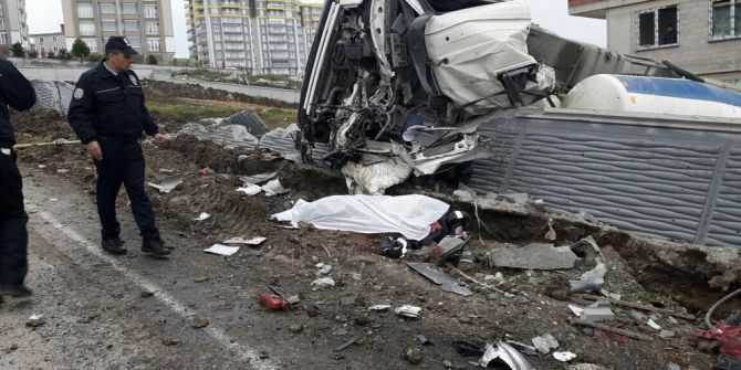 Samsun’da Beton Mikseri Devrildi: 1 Ölü