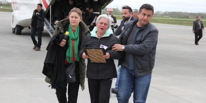 Şehit Hakim Samsun’da Törenle Karşılandı