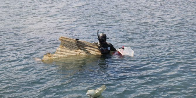 Gündoğan’da Deniz Dibi Temizliği