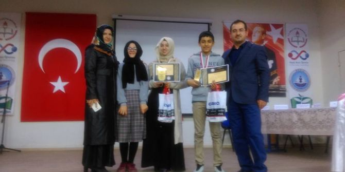 Seydi Resul İmam Hatip Ortaokulu, Kur’an’-kerim’i Güzel Okuma Yarışmasında 3. Oldu