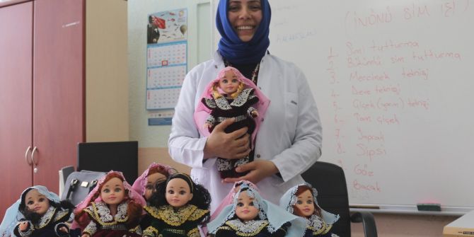 İnönü’nün Yöresel Kıyafetlerini Bu Bebekler Taşıyacak