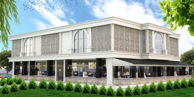 Saray Cumhuriyet Mahallesi’ne Modern Düğün Salonu Ve Çay Bahçesi