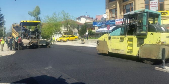 Asfalt Sırası Kuyumcuzade Bulvarında