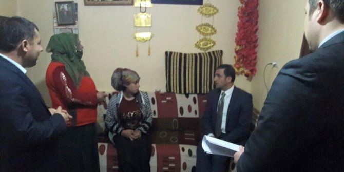 Kaymakam Alibeyoğlu’ndan Ev Ziyaretleri