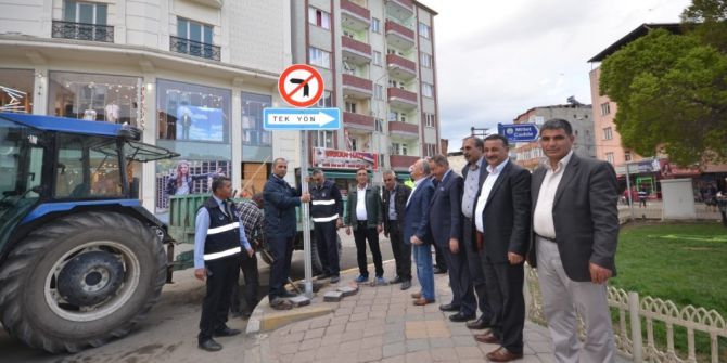 Iğdır’da Tek Yön Uygulaması Kısmen Başladı