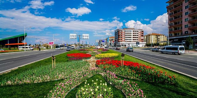 Büyükşehir Belediyesi 174 Bin Adet Lale Dikti