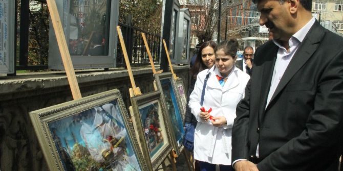 Bingöl’de Kursiyerin El Emekleri Sergilendi