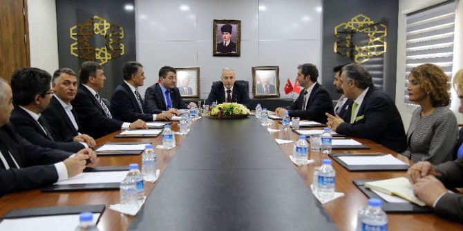 Rheın-neckar Türk İşverenler Derneği’nden Vali Kamçı’ya Ziyaret