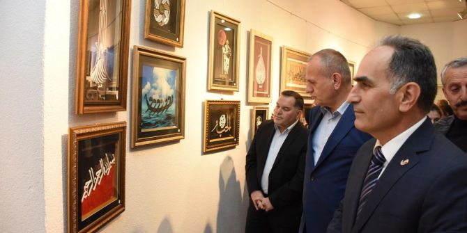 Kat’ı Sanatı Hat Eserleri Sergisi Açıldı