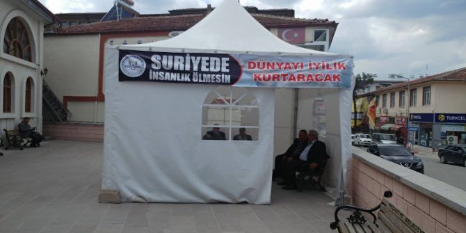 Reşadiye’de Suriye İçin Yardım Kampanyası Başlatıldı