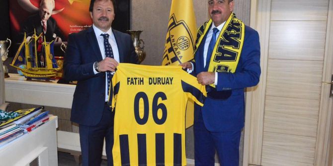 Başkan Duruay’dan Ankaragücü’ne Destek