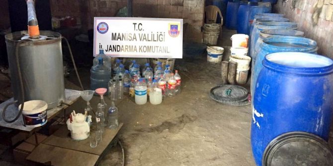 Manisa’da Kaçak İçki Operasyonu