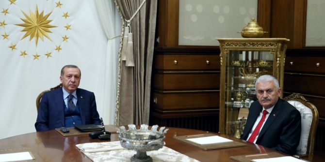 Cumhurbaşkanı Erdoğan, Başbakan Yıldırım’ı Kabul Etti
