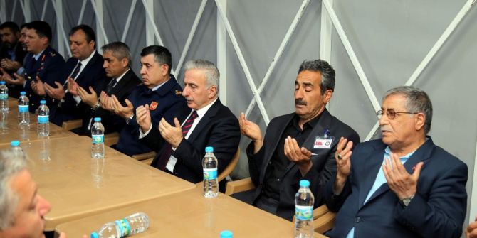 Vali Kamçı Şehit Kilci’nin Mevlidine Katıldı