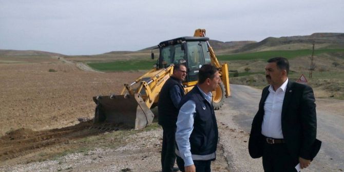 Çiçekdağı İlçesi Bağlarbaşı Mahallesinde Doğalgaz Çalışmaları Başladı