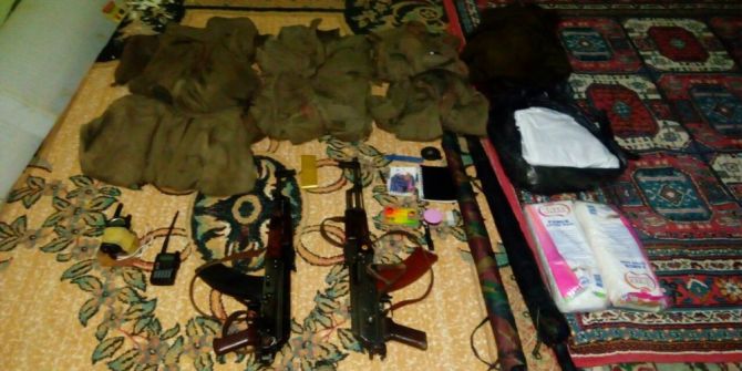 Silvan’da Camiye Gizlenmiş Silah Ve Mühimmat Ele Geçirildi