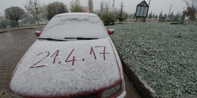 Nisan Ayında Kar Sürprizi