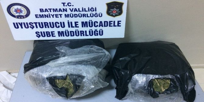 Batman’da 10 Kilo 200 Gram Esrar Ele Geçirildi