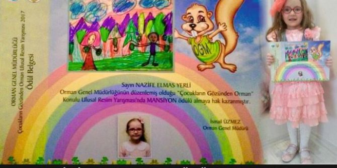 Kütahyalı Minik Ressam Nazife Elmas Yerli’nin Büyük Başarısı