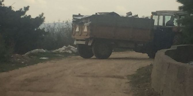 Yeşil Alanlar Moloz Yığınlarıyla Doldu