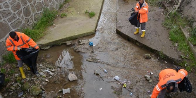 Fatsa’da Dereler Temizleniyor