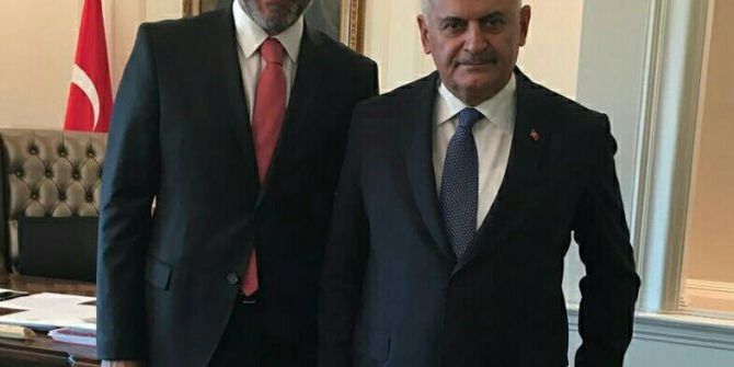 Başkan Yılmaz, Başbakan Yıldırım İle Görüştü