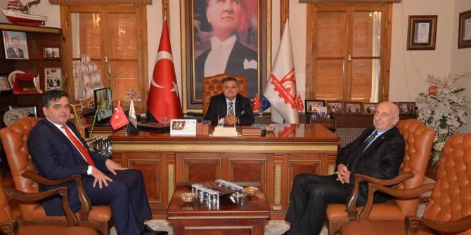 Başkan Yalçın’dan Başkan Yağcı’ya Ziyaret