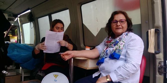 Ptt Personelinden Kan Bağışı