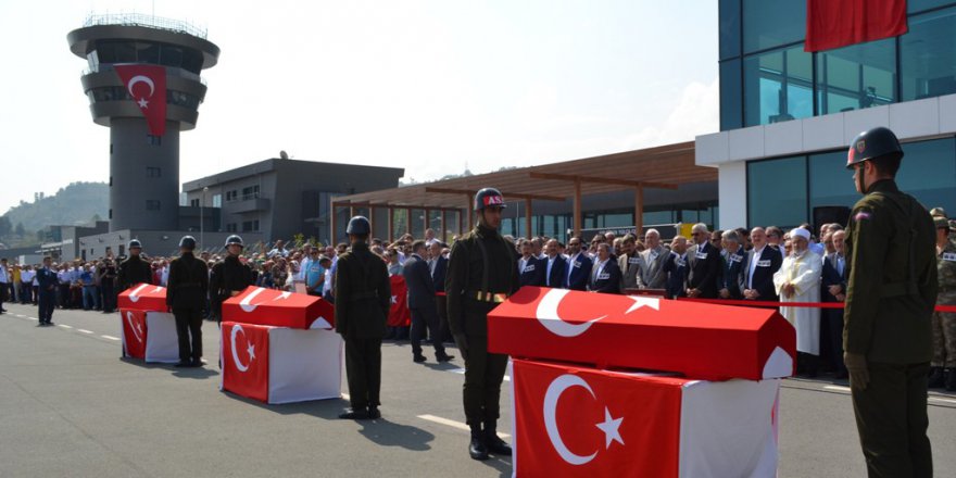 Ordu Şehitlerini Tekbirlerle Uğurladı
