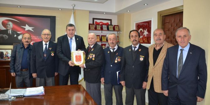 Muharip Gaziler Derneği’nden Ziyaret