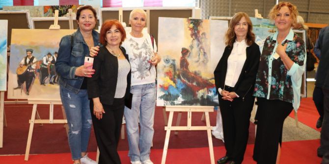 Uluslararası Gazipaşa Sanat Sempozyumu Sergisi Açıldı