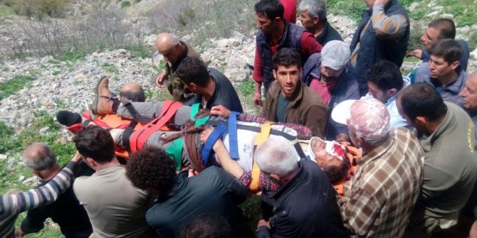 Pancar Toplarken Uçuruma Yuvarlandı