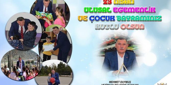Başkan Duymuş’un 23 Nisan Ulusal Egemenlik Ve Çocuk Bayramı Mesajı