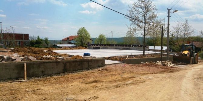 Mecidiye Köyüne Tören Alanı Yapılıyor