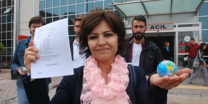 Dünya Gününde Reçete Dağıttılar