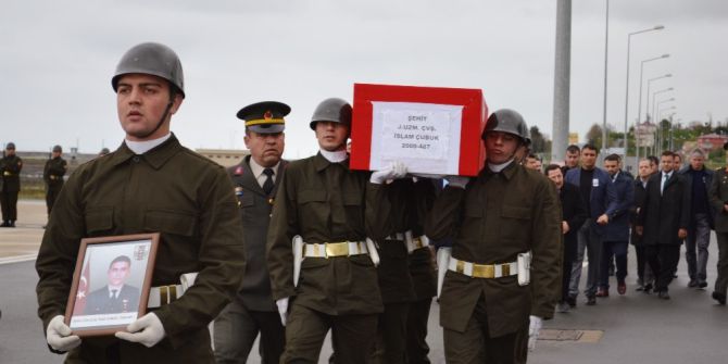 Ordu Şehidini Karşıladı