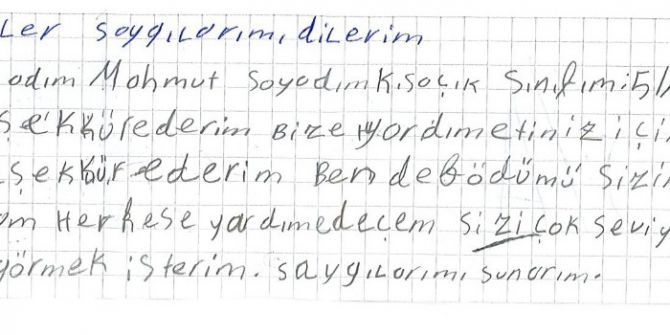 Kitaplarını Almışlardı, Resim Ve Mektuplarla Teşekkür Ettiler
