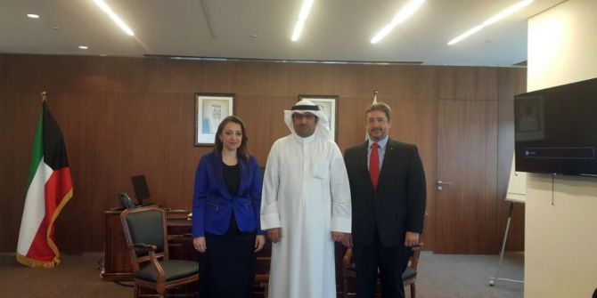 Nezaket Atasoy, Kuveyt Sanayi Ve Ticaret Bakanı İle Görüştü